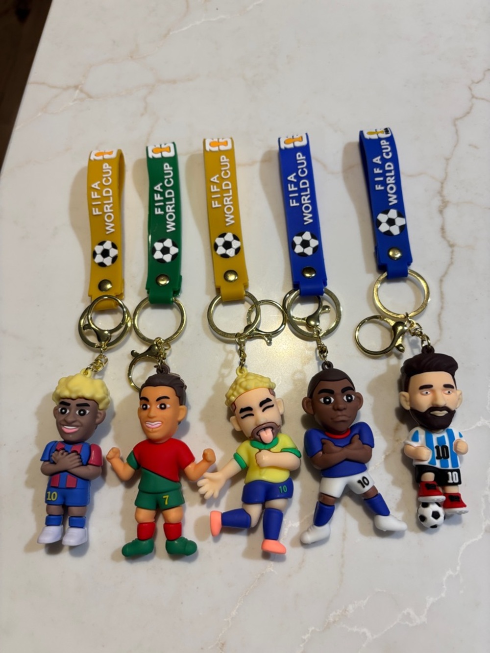 FIFA World Cup Soccer Player Keychain Pick One